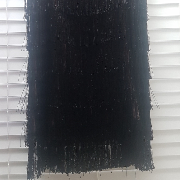 Size M/L Pheonix Feathers fringed go-go dress - Picture 2 of 5
